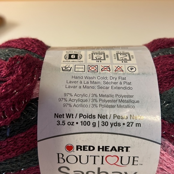 Assorted Yarns (BERNAT, RED HEART Boutique Sashay brand) - Picture 9 of 9